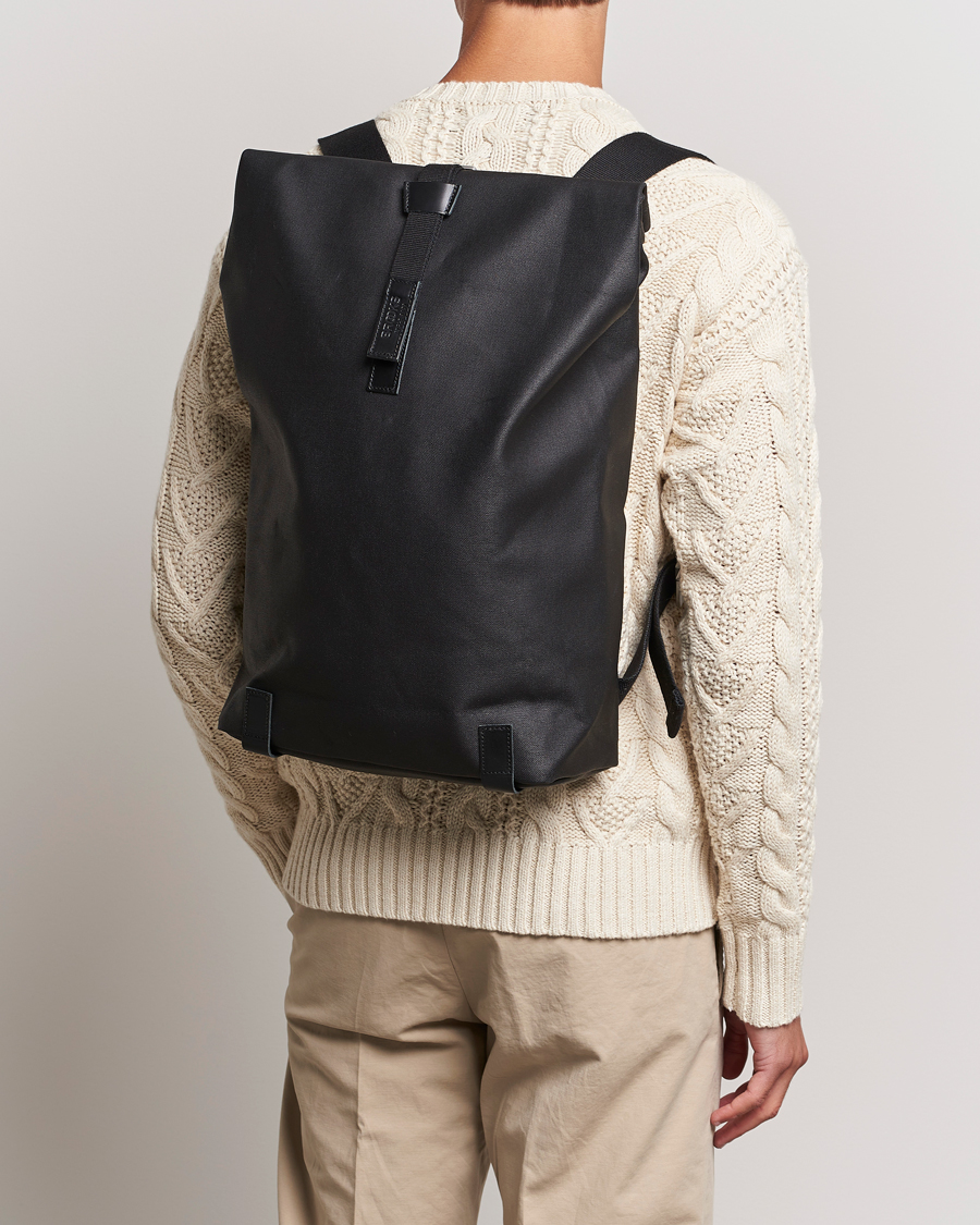 Heren | Tassen | Brooks England | Pickwick Cotton Canvas 26L Backpack Total Black