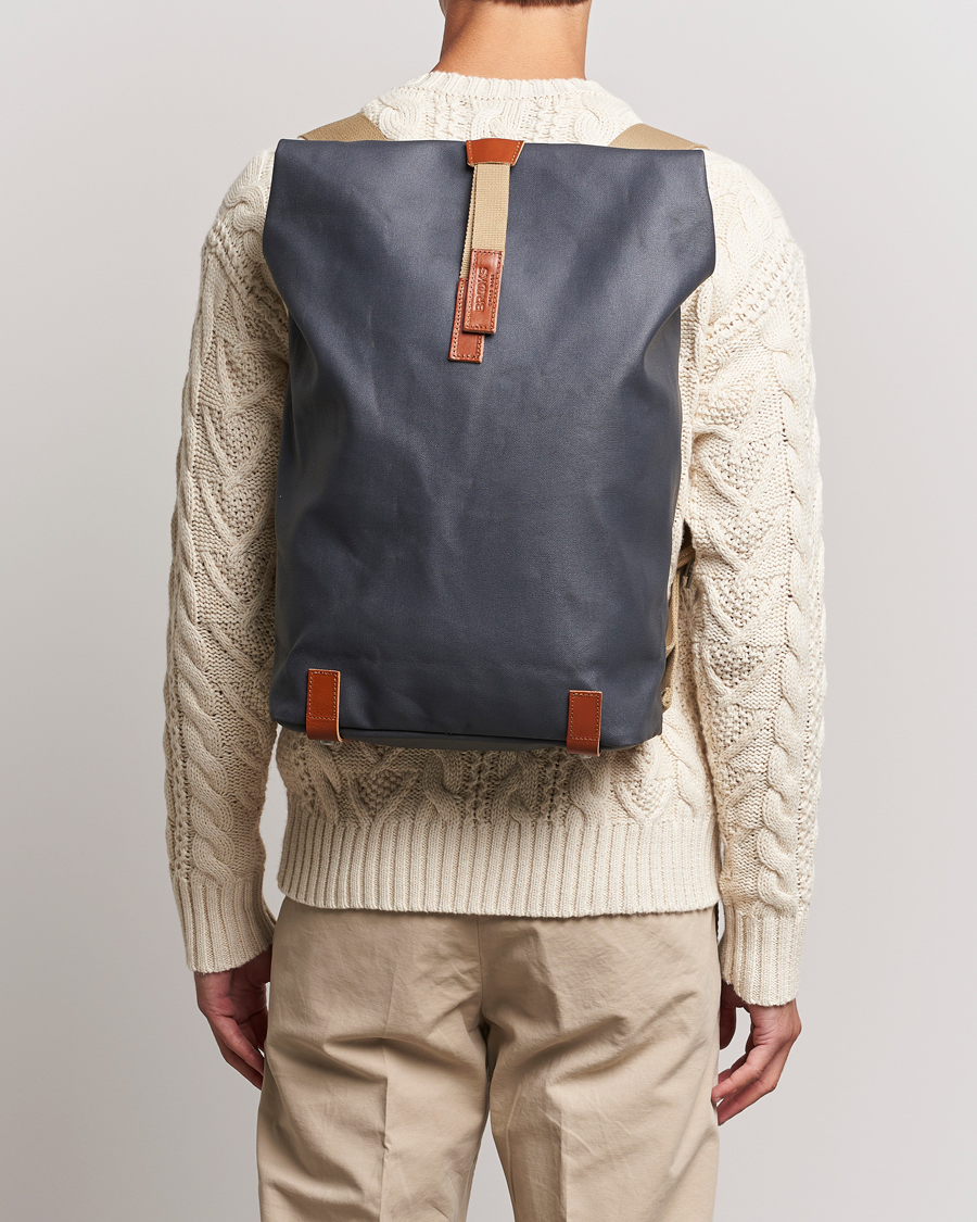 Heren |  | Brooks England | Pickwick Cotton Canvas 26L Backpack Grey Honey