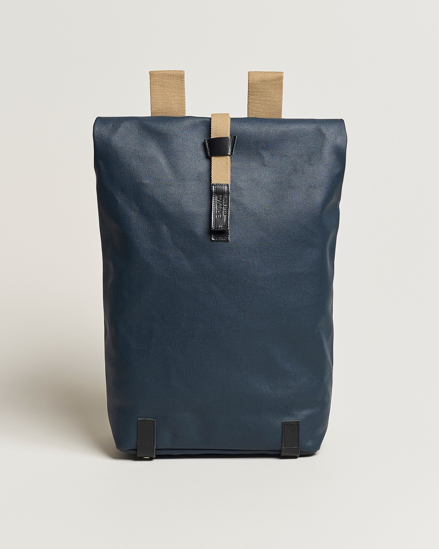 Heren | Tassen | Brooks England | Pickwick Cotton Canvas 26L Backpack Dark Blue/Black