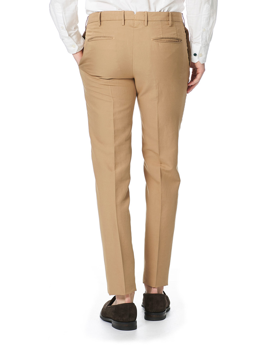 Heren | Broeken | Incotex | Slim Fit Chinolino Trousers Beige