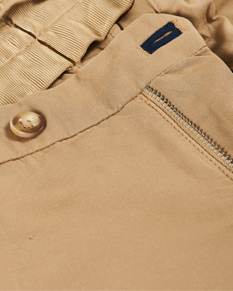 Heren | Broeken | Incotex | Slim Fit Chinolino Trousers Beige