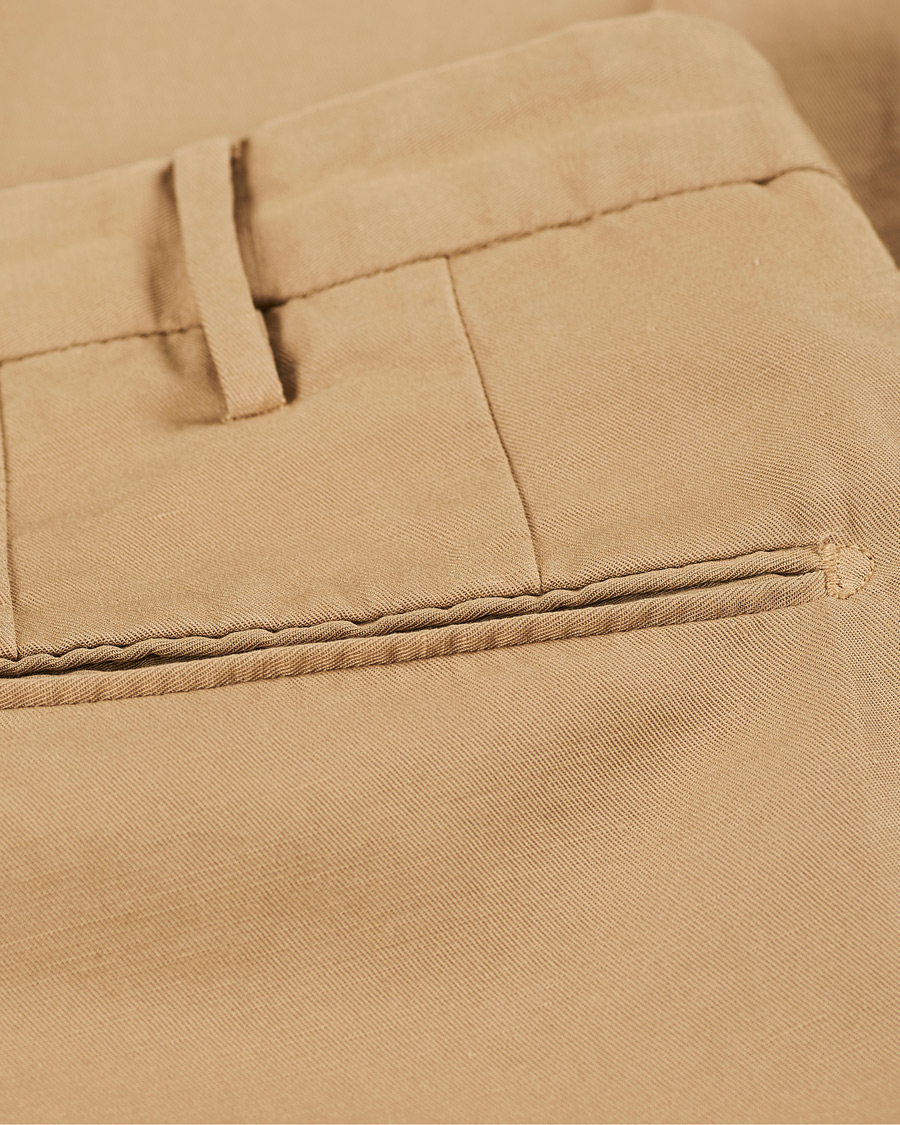 Heren | Broeken | Incotex | Slim Fit Chinolino Trousers Beige