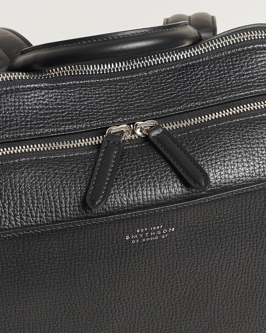 Heren | Tassen | Smythson | Ludlow Zip Around Backpack Black