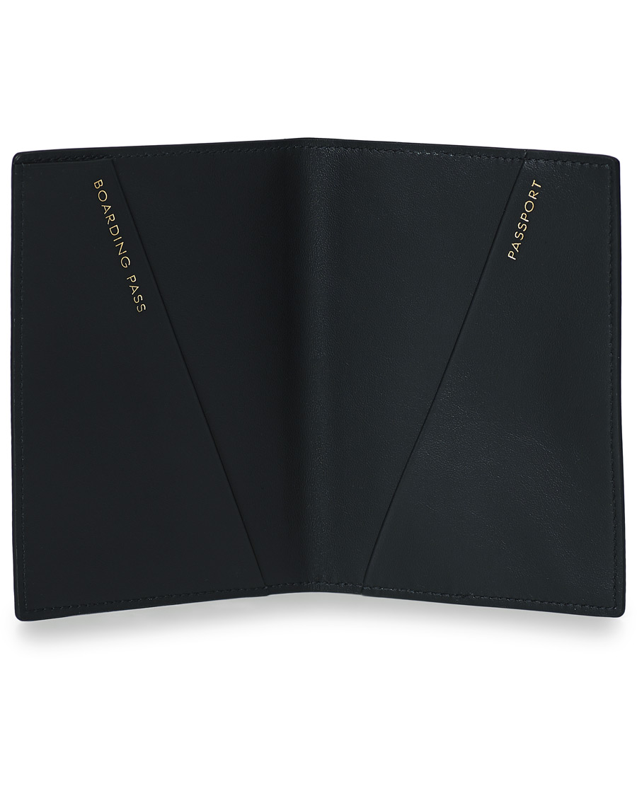 Heren | Smythson Panama Passport Cover Navy | Smythson | Panama Passport Cover Navy