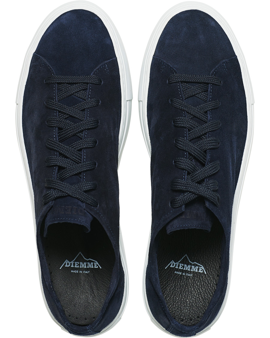 Heren | Diemme Loria Low Sneaker Navy Suede | Diemme | Loria Low Sneaker Navy Suede