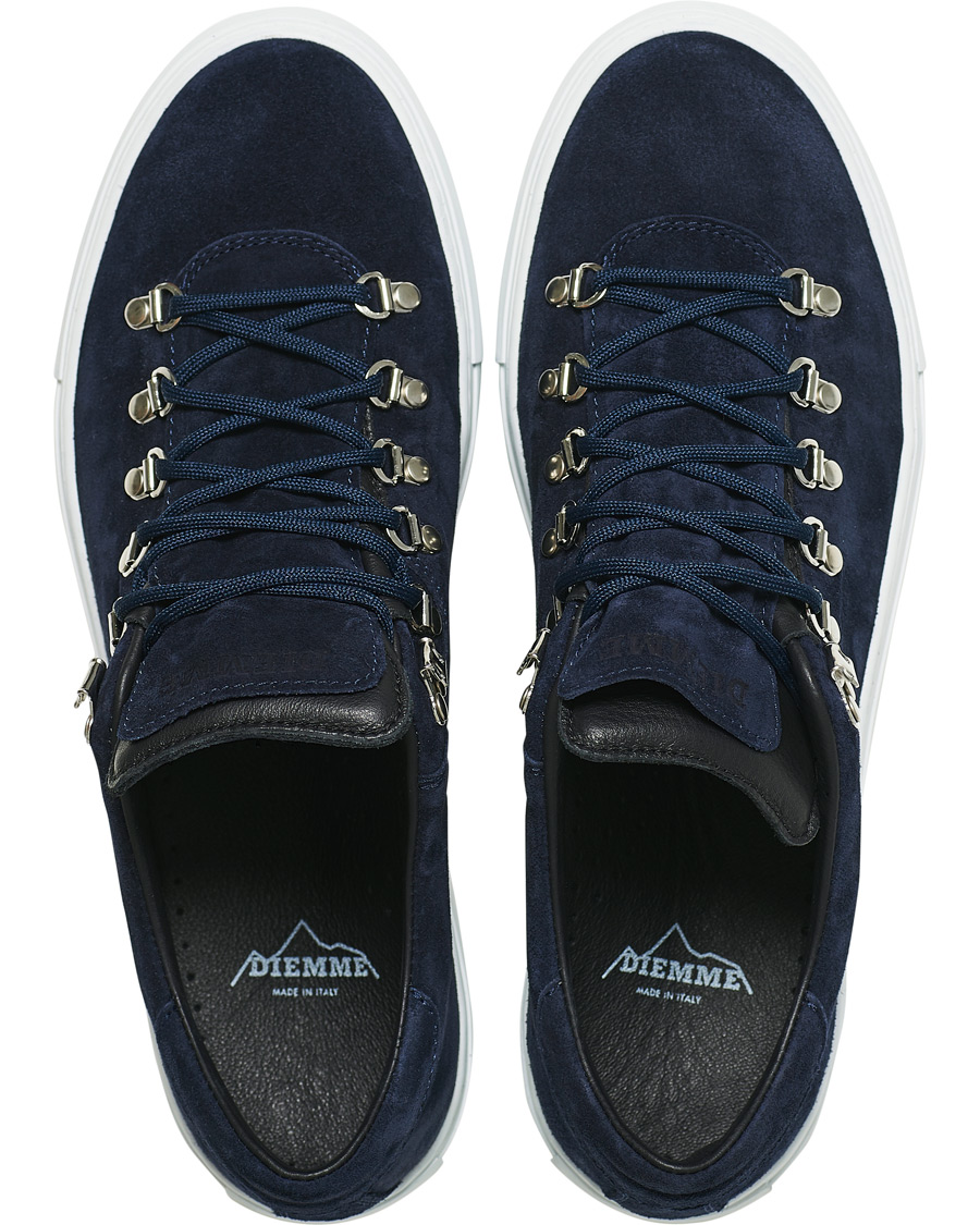 Heren | Diemme Marostica Low Sneaker Navy Suede | Diemme | Marostica Low Sneaker Navy Suede
