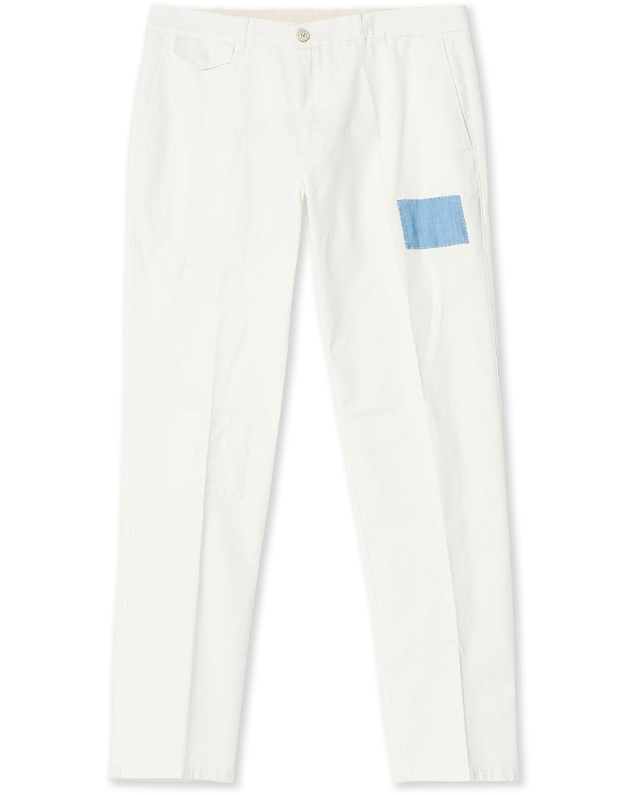 Heren | Broeken | Altea | Patch Cotton Chinos White