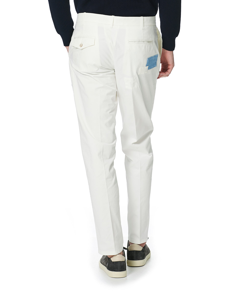 Heren | Broeken | Altea | Patch Cotton Chinos White