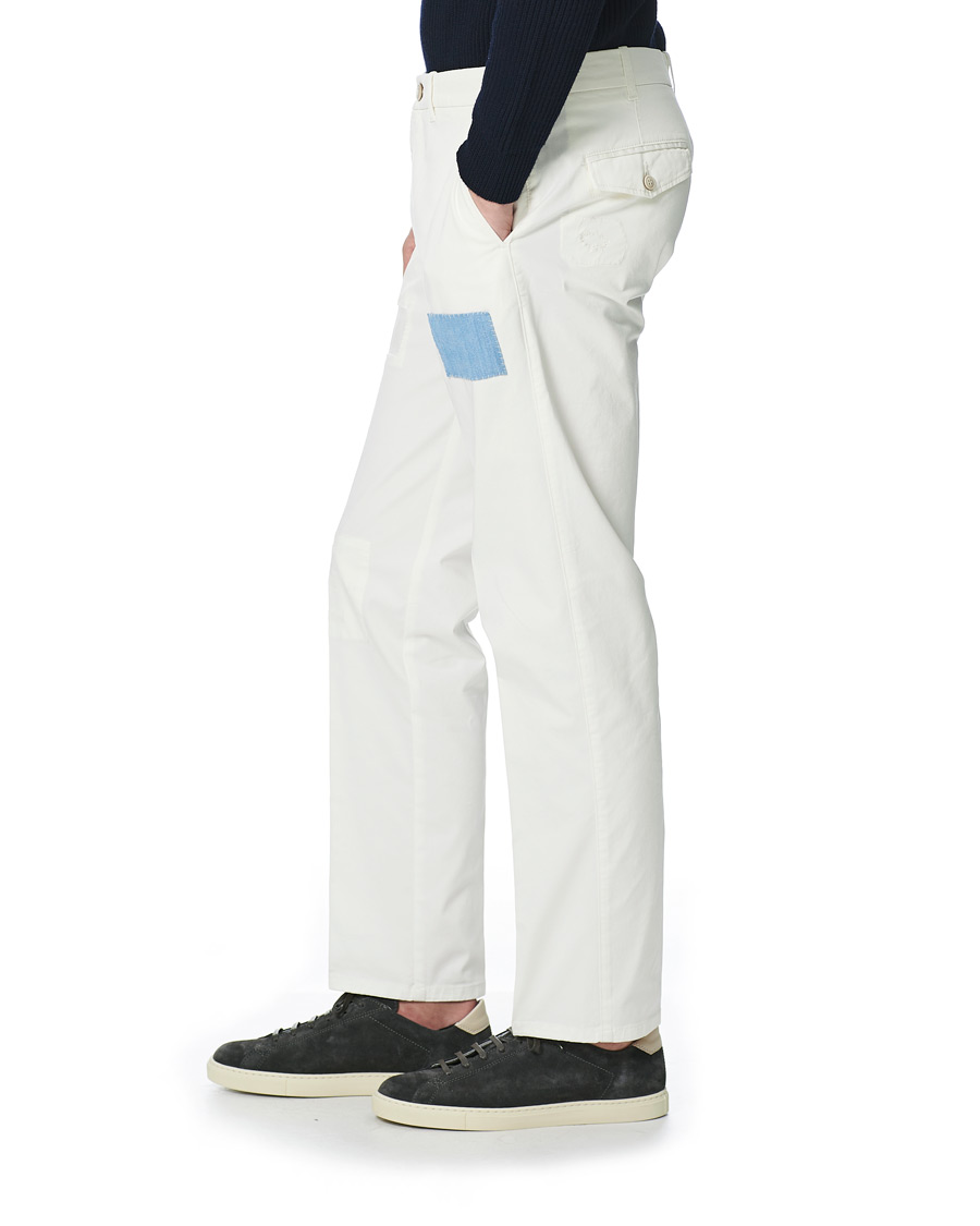 Heren | Broeken | Altea | Patch Cotton Chinos White