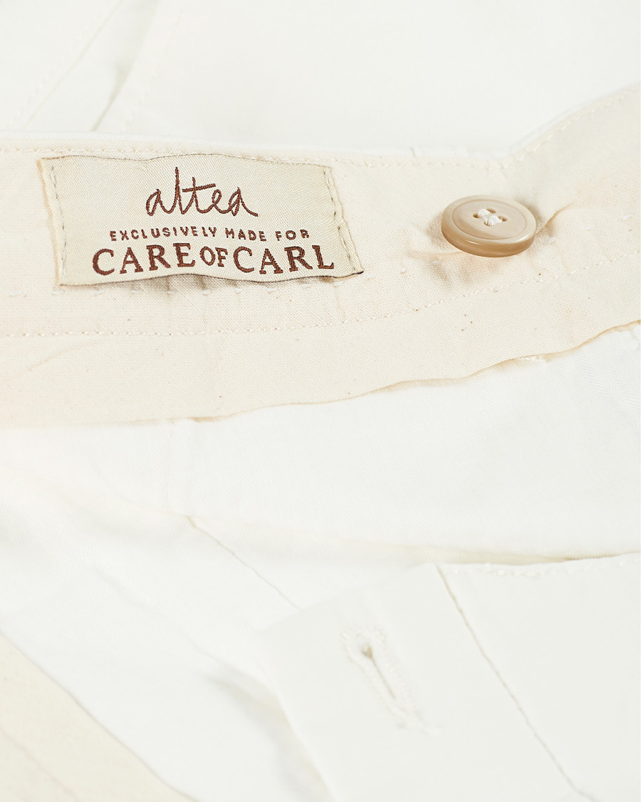 Heren | Broeken | Altea | Patch Cotton Chinos White