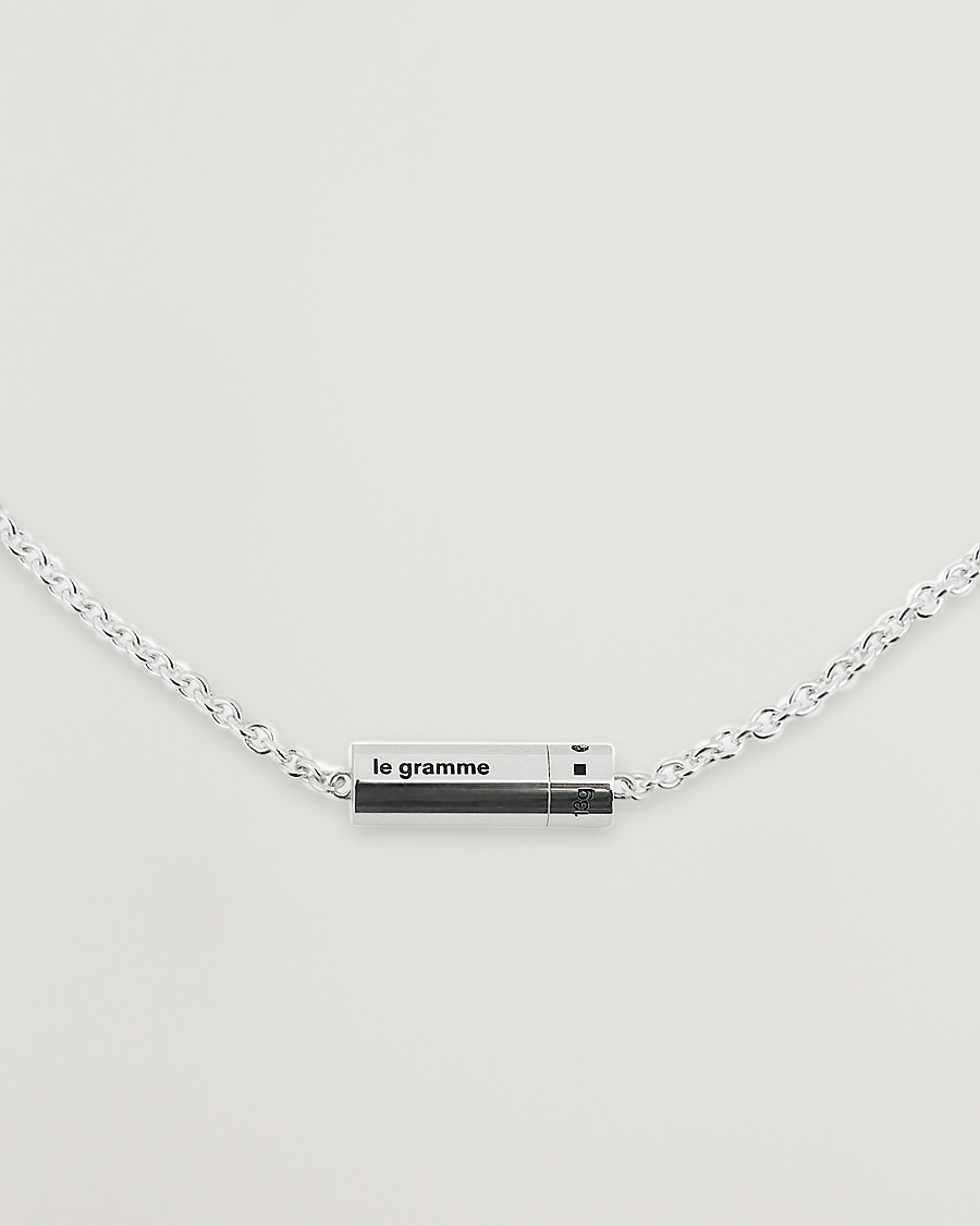 Heren | LE GRAMME | LE GRAMME | Chain Cable Necklace Sterling Silver 13g