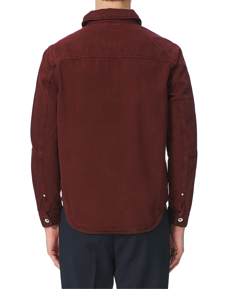 Heren | Jassen | Tiger of Sweden Jeans | Get Organic Cotton Denim Jacket Wine Red