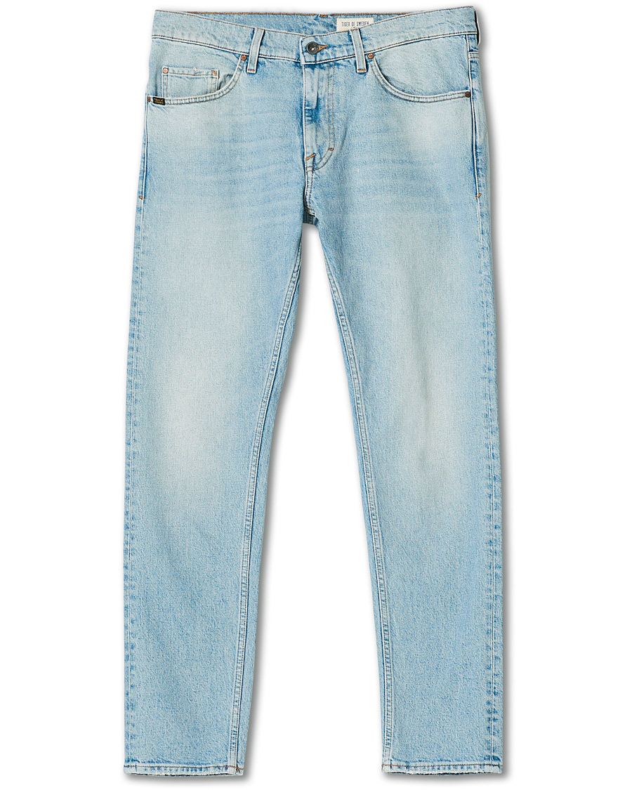 Heren | Jeans | Tiger of Sweden Jeans | Pistolero Comfort Stretch Craze Jeans Light Blue