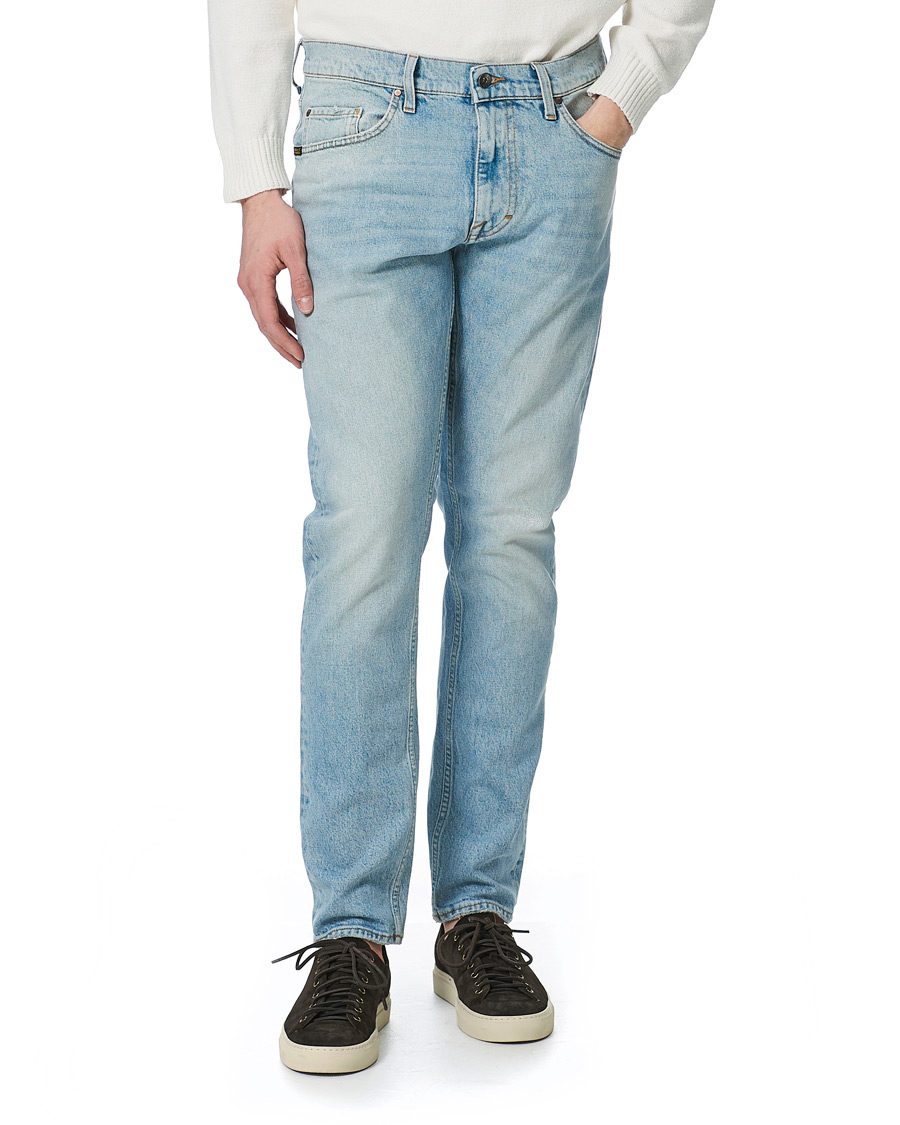 Heren | Jeans | Tiger of Sweden Jeans | Pistolero Comfort Stretch Craze Jeans Light Blue