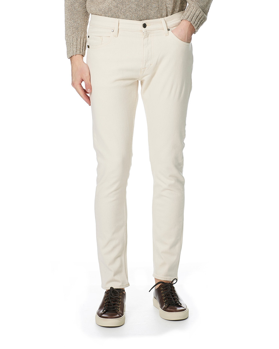 Heren | Jeans | Tiger of Sweden Jeans | Pistolero Comfort Stretch Discovery Jeans Ecru