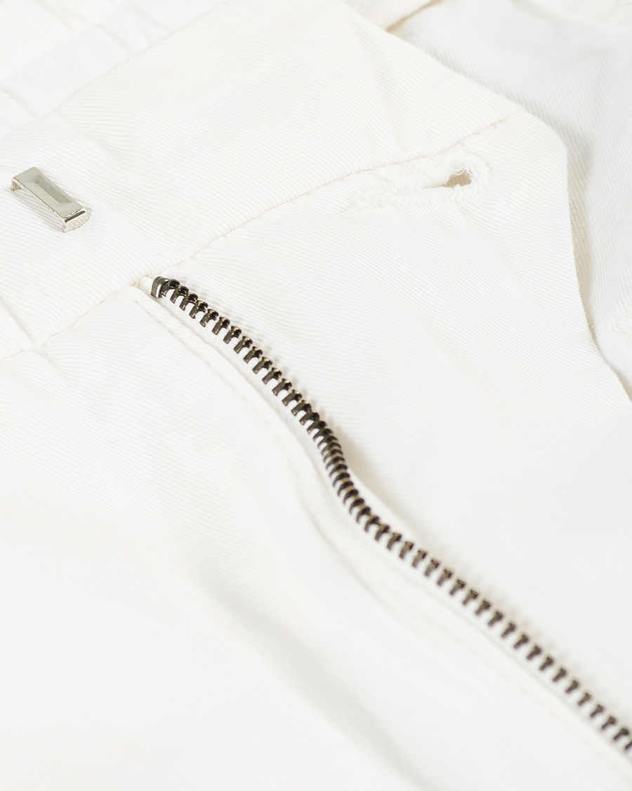 Heren | Broeken | Tiger of Sweden | Torin Cotton/Linen Drawstring Trousers Cream