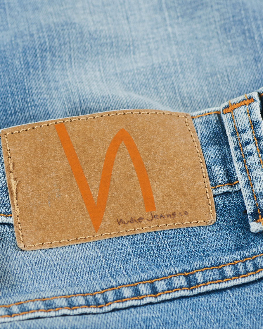 Heren | Jeans | Nudie Jeans | Tight Terry Jeans Blue Horizon