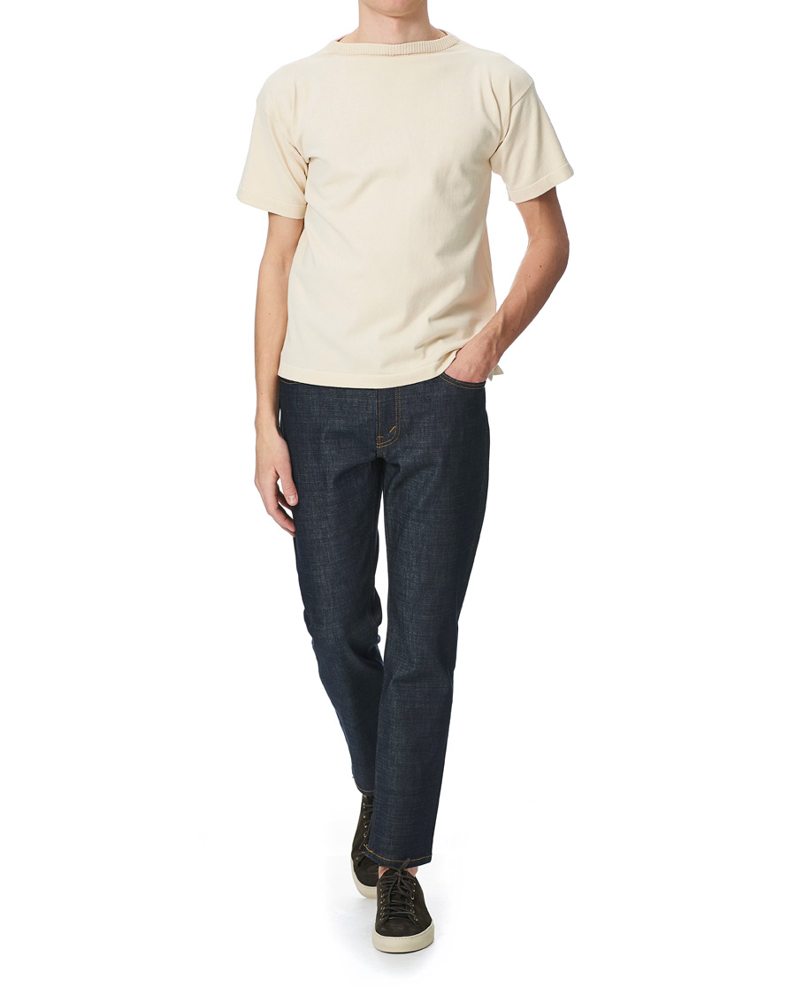 Heren | T-shirts | Andersen-Andersen | Boatsman Short Sleeve Tee Off White