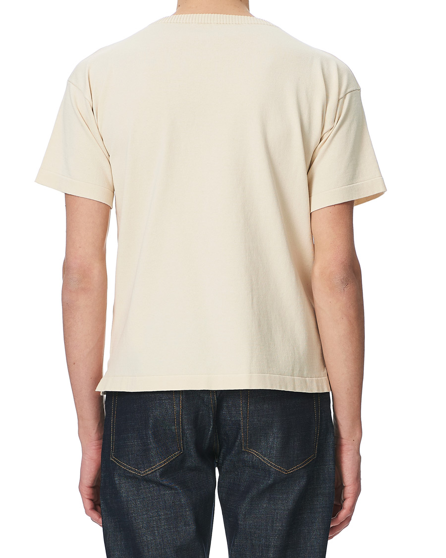 Heren | T-shirts | Andersen-Andersen | Boatsman Short Sleeve Tee Off White