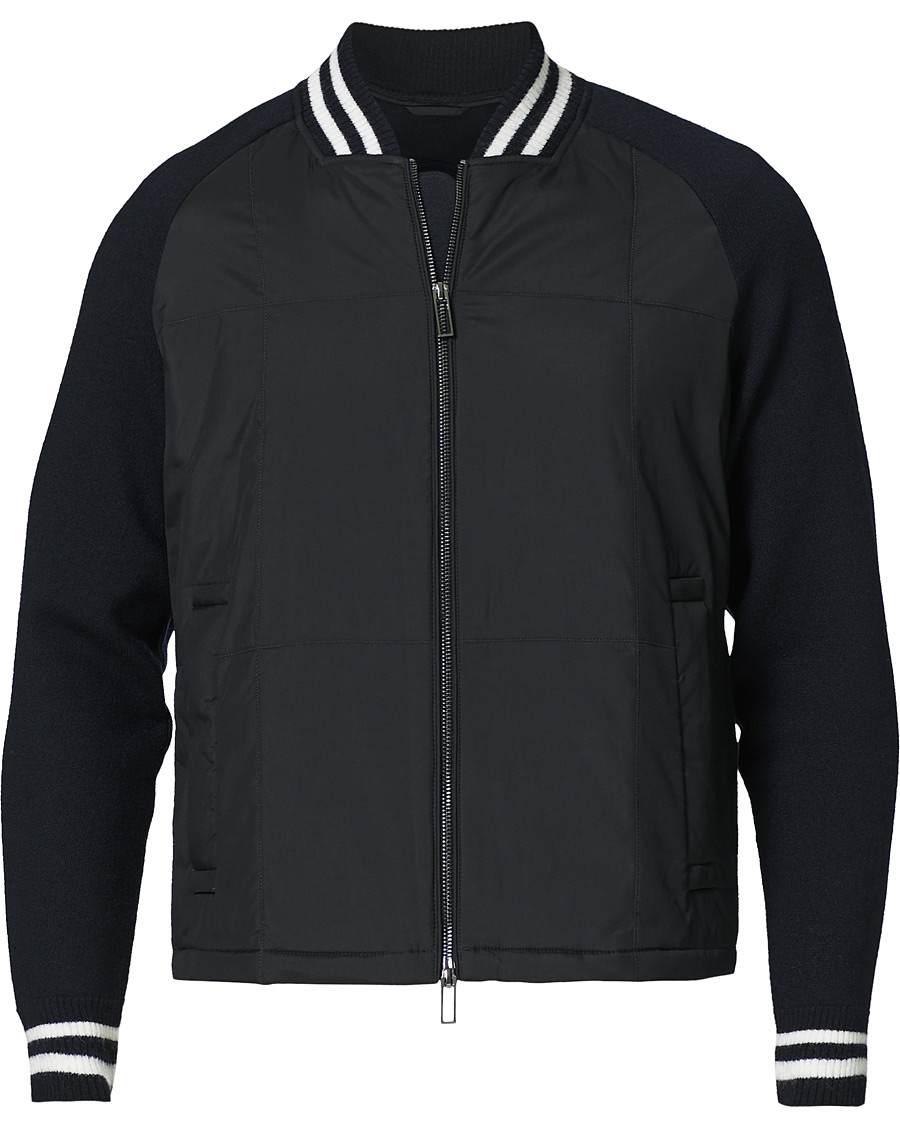 Heren | Jassen | Emporio Armani | Blouson Hybrid Jacket Blue Navy