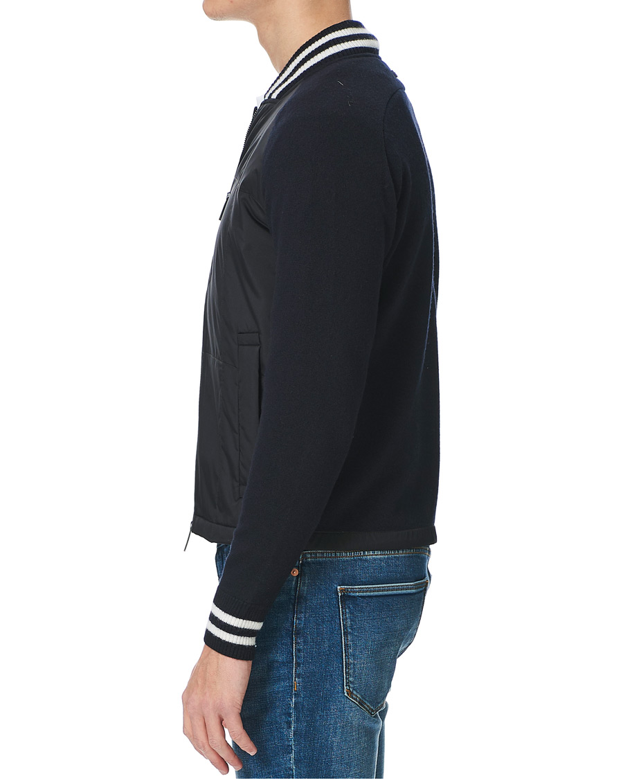 Heren | Jassen | Emporio Armani | Blouson Hybrid Jacket Blue Navy