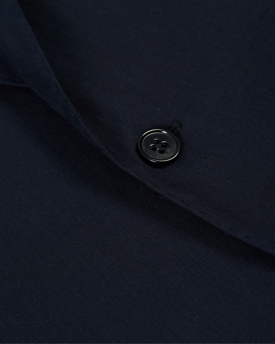 Heren | Blazers | Emporio Armani | Slim Fit Techno Linen Stretch Blazer Navy