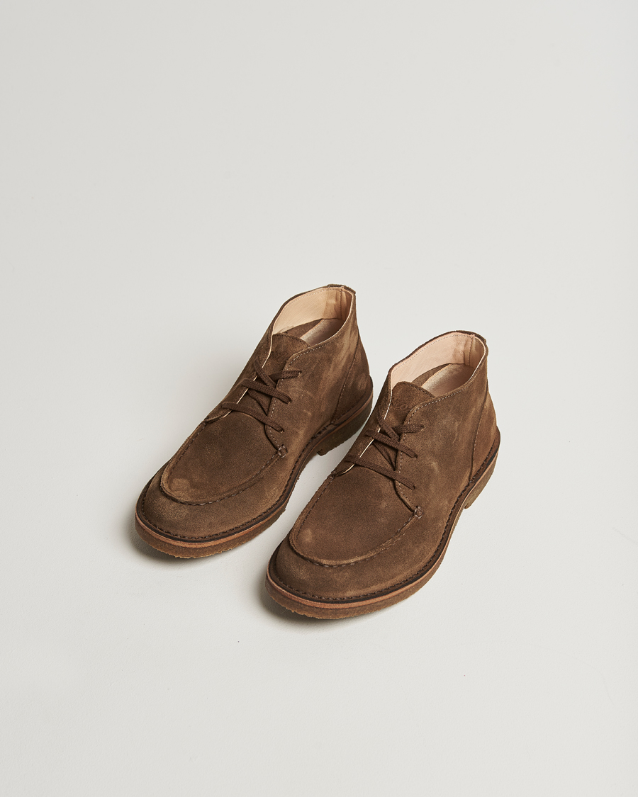 Heren | Laarzen | Astorflex | Deukeflex Chukka Boot Dark Khaki Suede