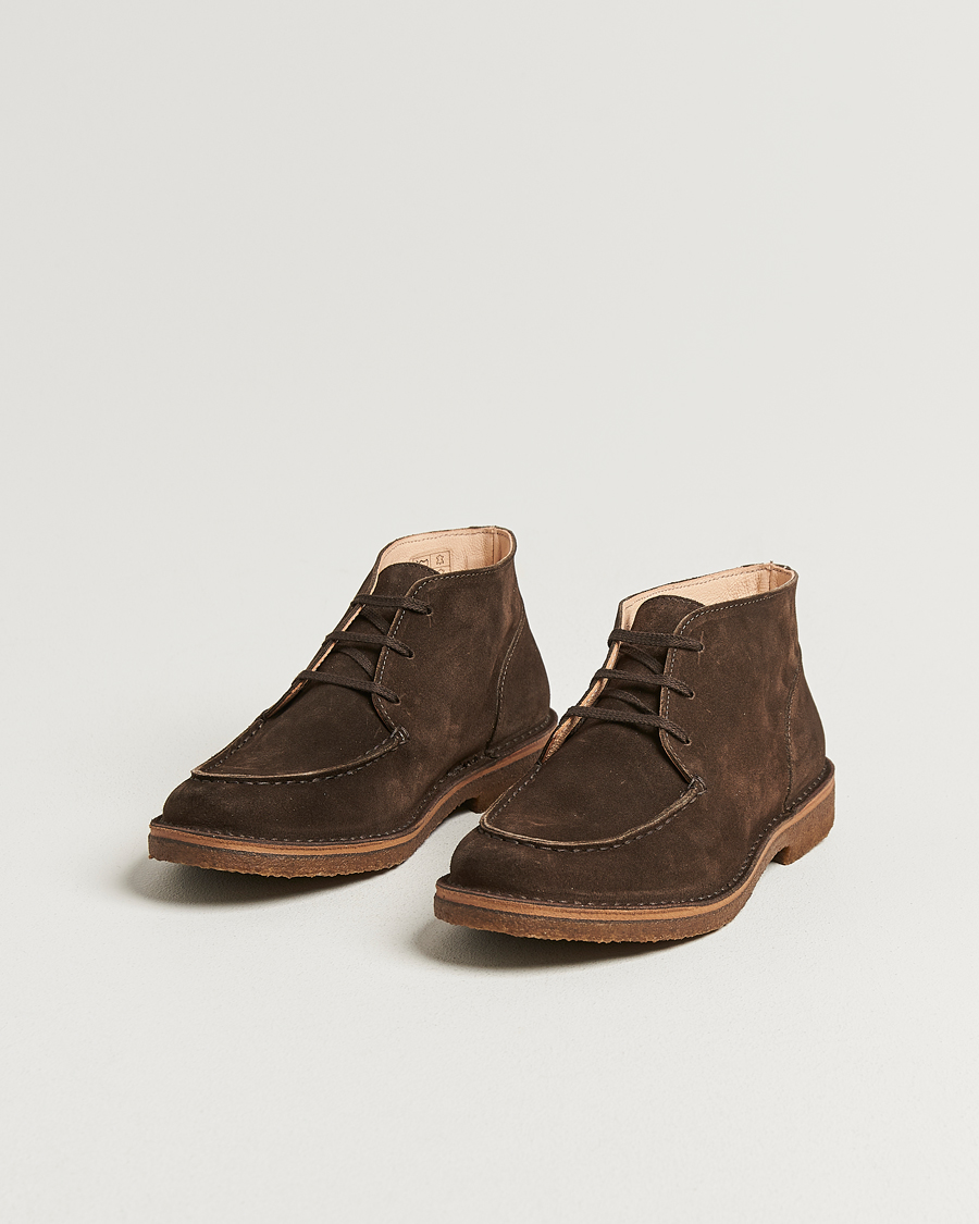 Heren | Laarzen | Astorflex | Deukeflex Chukka Boot Dark Brown Suede