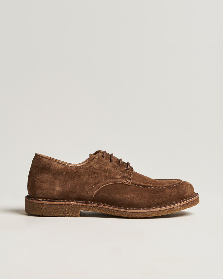 Heren | Derby schoenen | Astorflex | Carlflex Derby Dark Khaki Suede