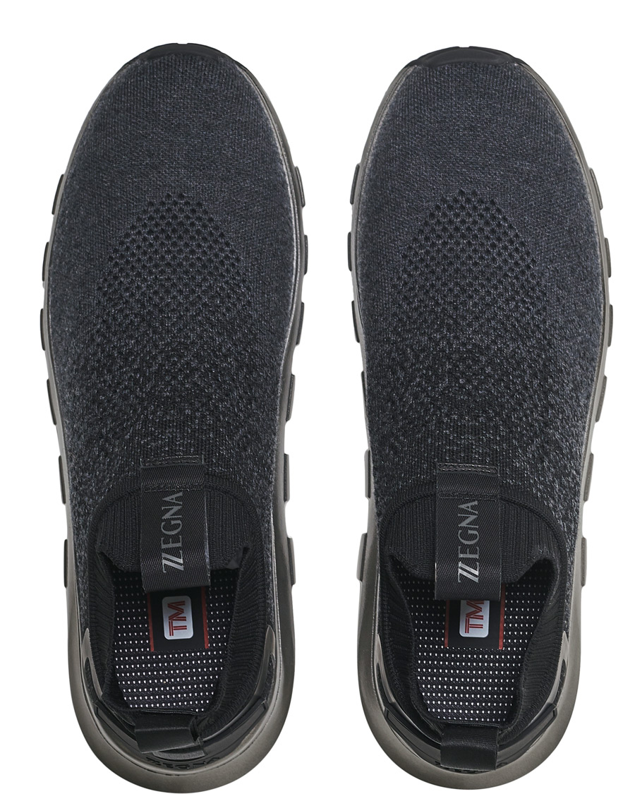 Heren | Z Zegna Techmerino Sock Sneaker Dark Blue | Z Zegna | Techmerino Sock Sneaker Dark Blue