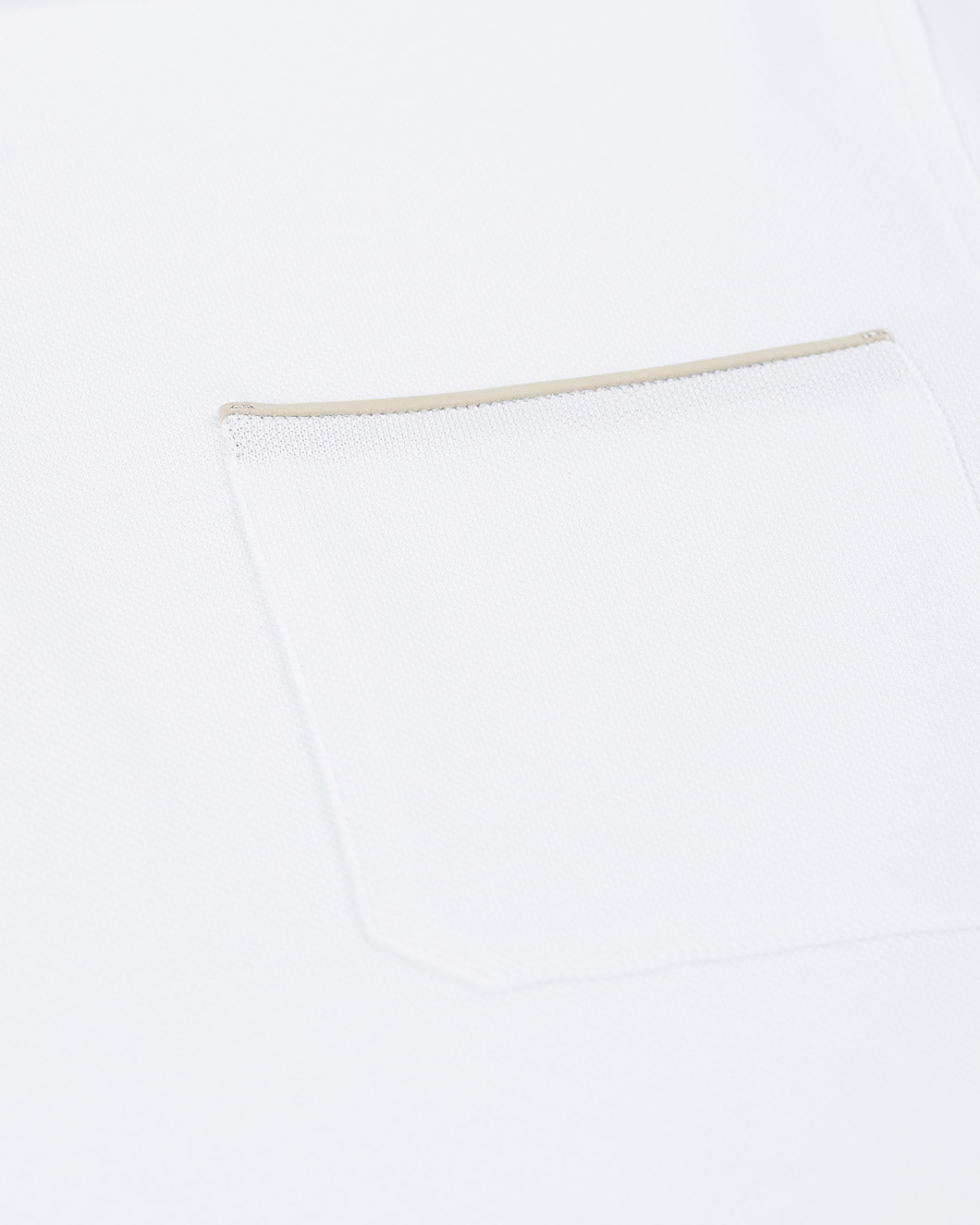 Heren | Polo's | Ermenegildo Zegna | Pocket Short Sleeve Polo White