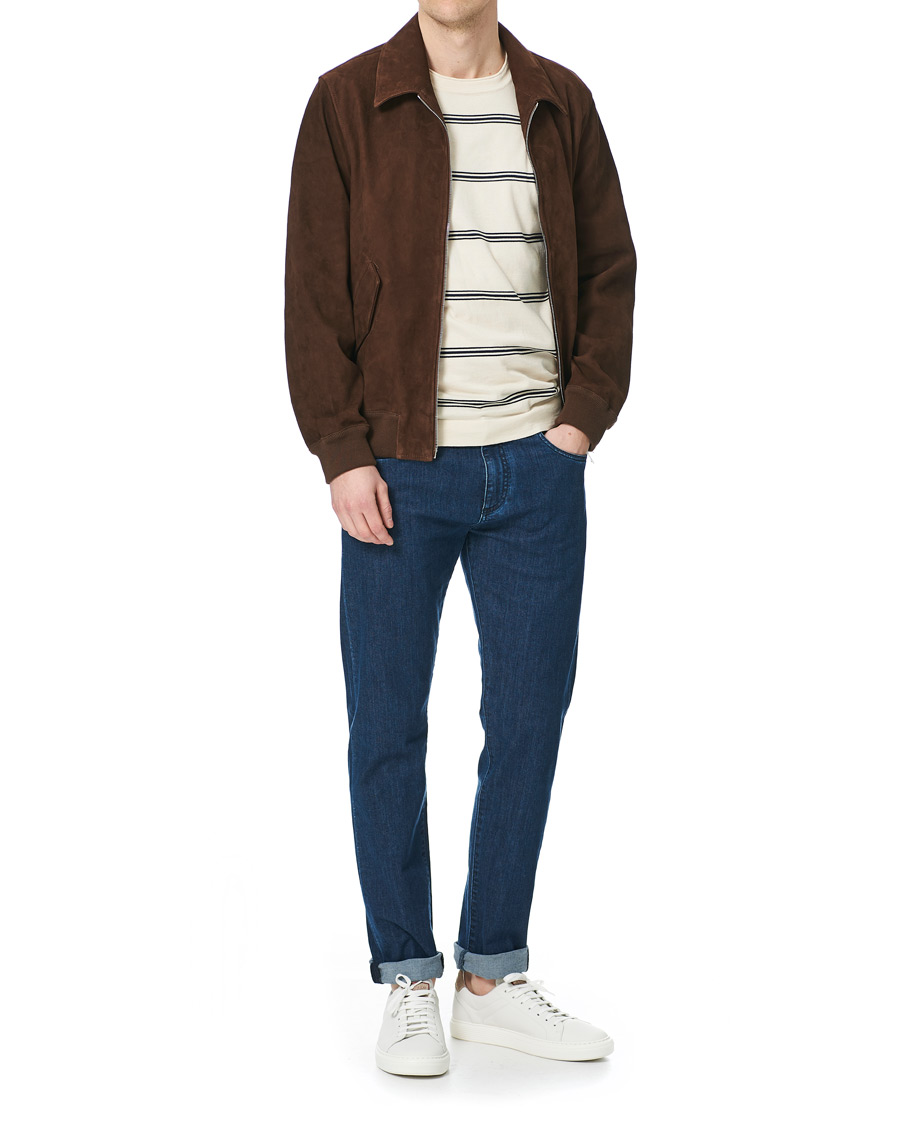 Heren | Jeans | Ermenegildo Zegna | Slim Fit Jeans Indigo Wash