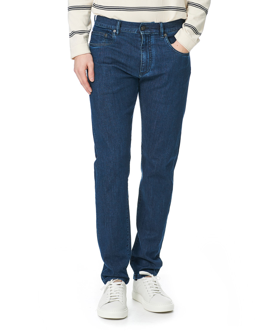Heren | Jeans | Ermenegildo Zegna | Slim Fit Jeans Indigo Wash