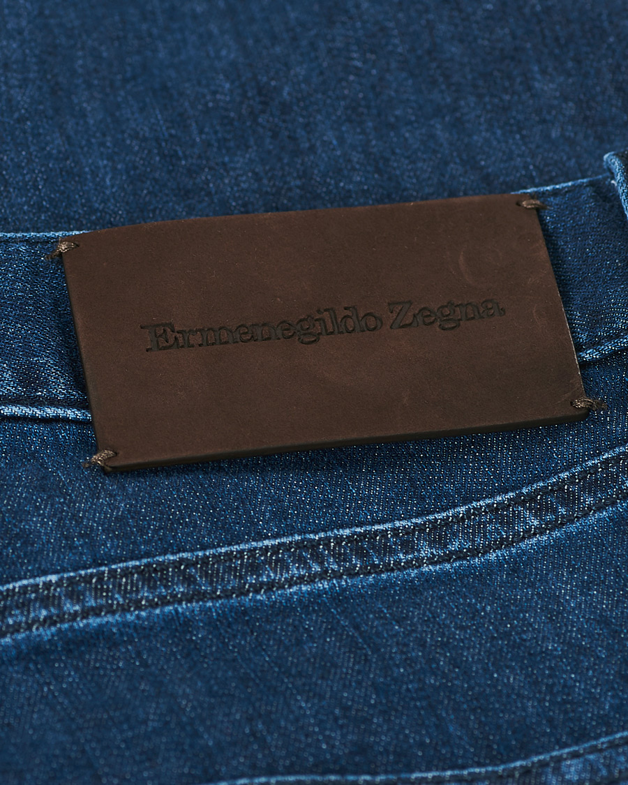 Heren | Jeans | Ermenegildo Zegna | Slim Fit Jeans Indigo Wash