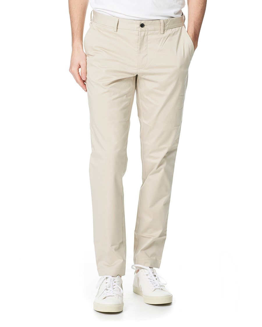 Heren | Broeken | J.Lindeberg | Chaze Super Satin Strech Chinos Sand Grey