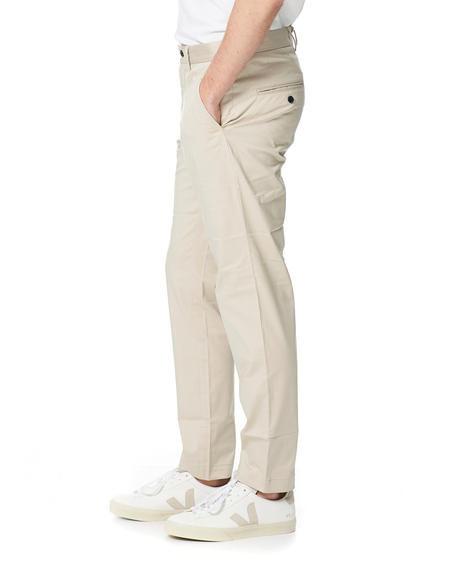 Heren | Broeken | J.Lindeberg | Chaze Super Satin Strech Chinos Sand Grey