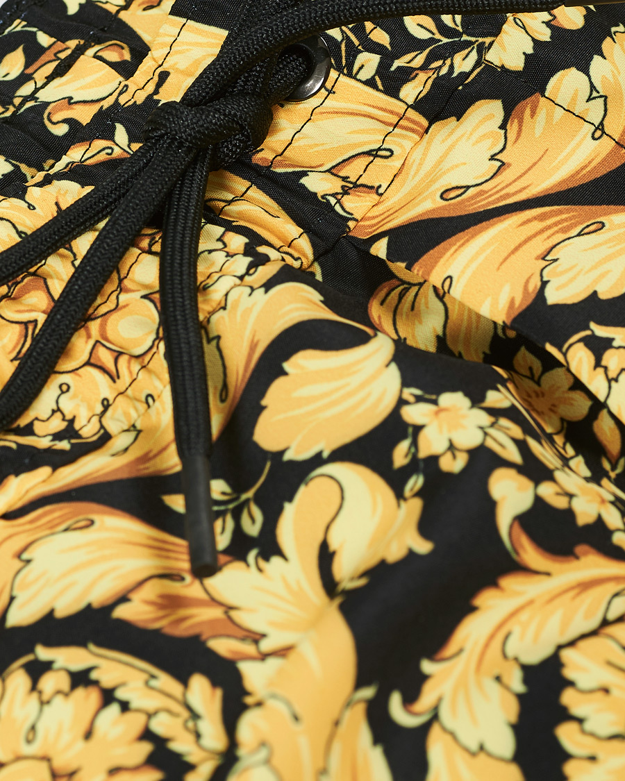 Heren | Zwembroek | Versace | Barocco Swim Trunks Black/Gold