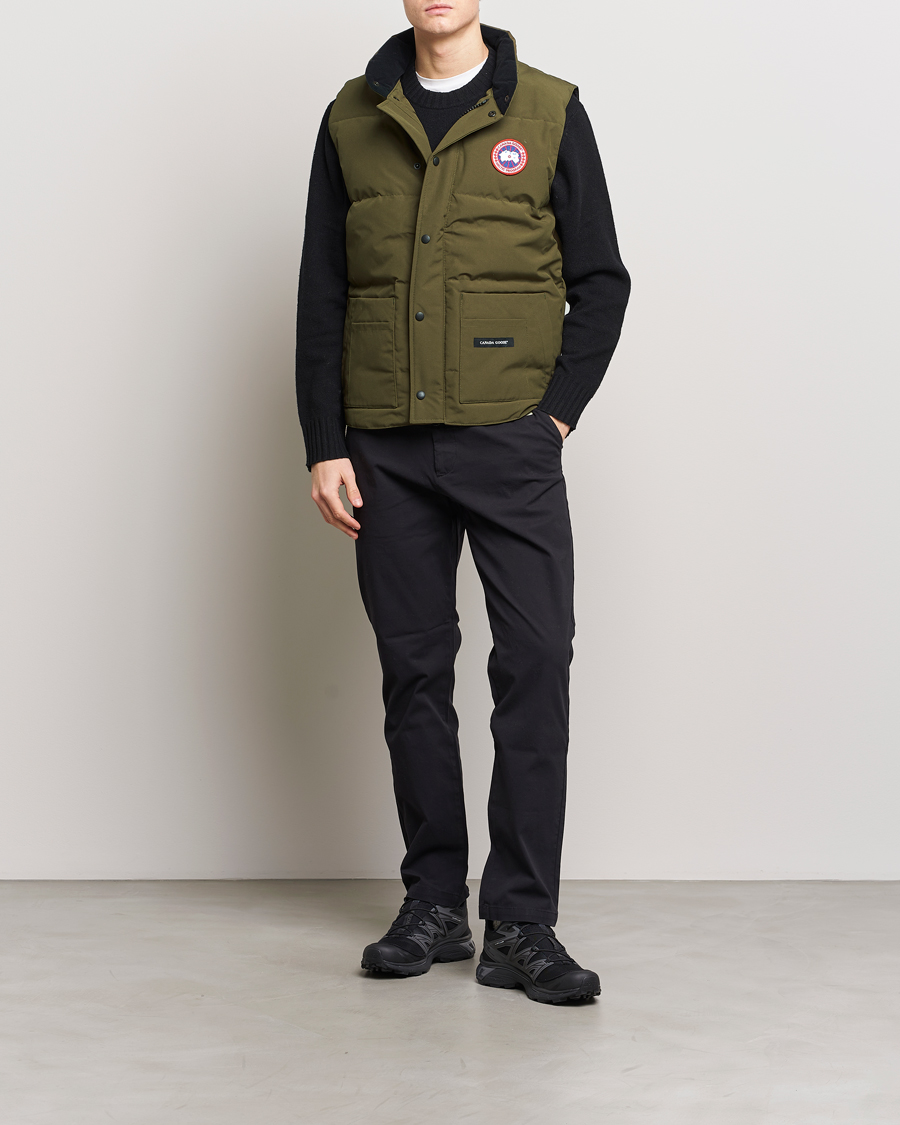 Heren | Gilets | Canada Goose | Freestyle Crew Vest Military