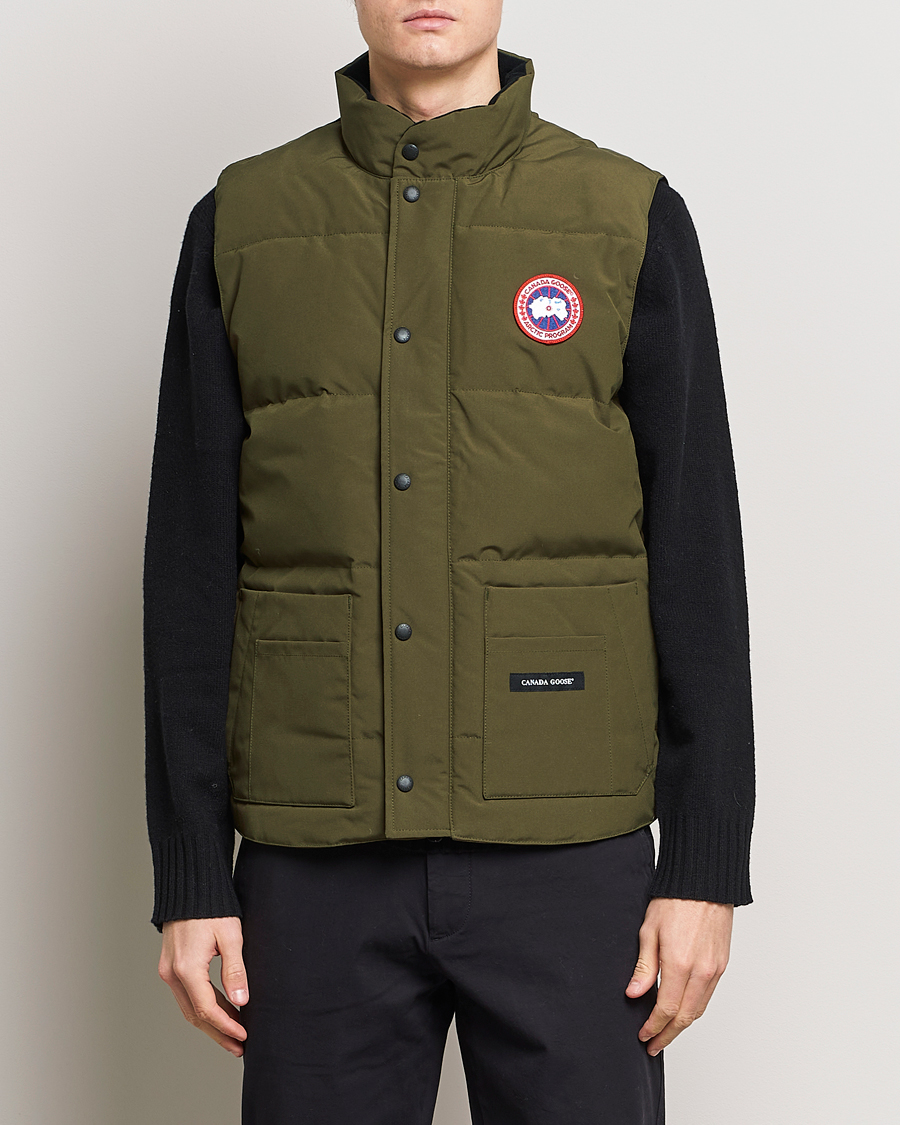 Heren | Gilets | Canada Goose | Freestyle Crew Vest Military