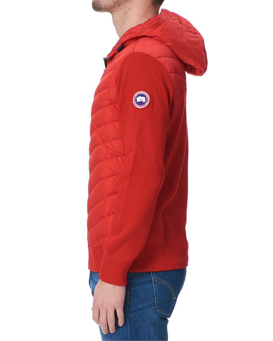 Heren | Jassen | Canada Goose | Hybridge Knitted Hoodie Red