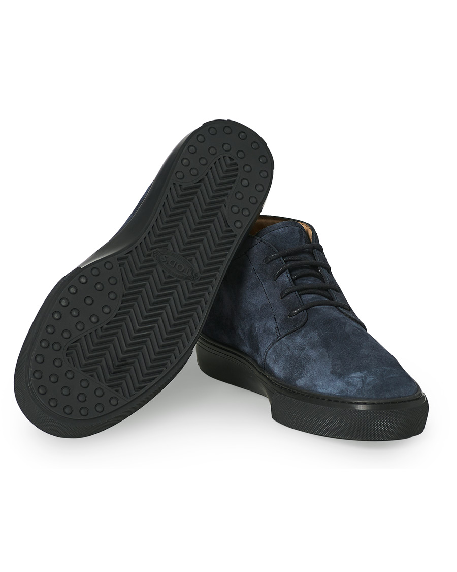 Heren | Tod's Casetta Chukka Boots Navy Suede | Tod's | Casetta Chukka Boots Navy Suede