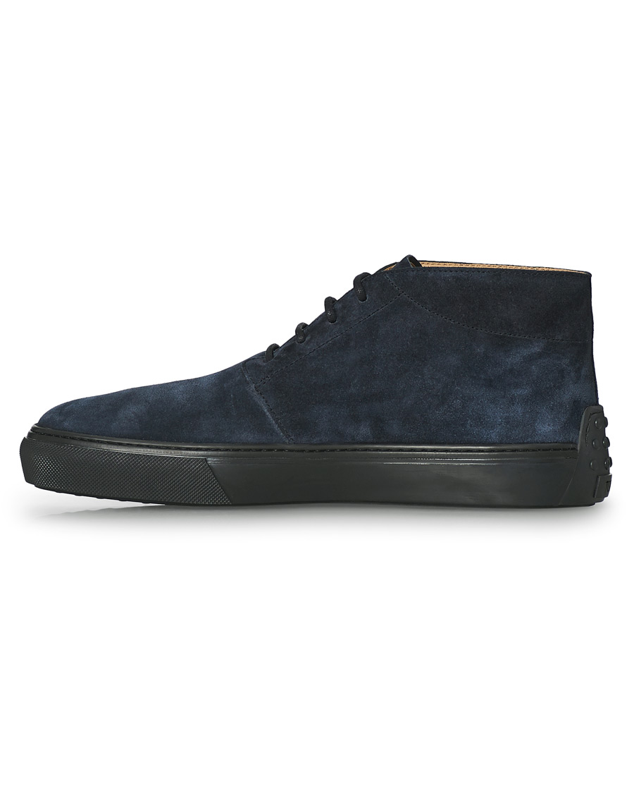 Heren | Tod's Casetta Chukka Boots Navy Suede | Tod's | Casetta Chukka Boots Navy Suede