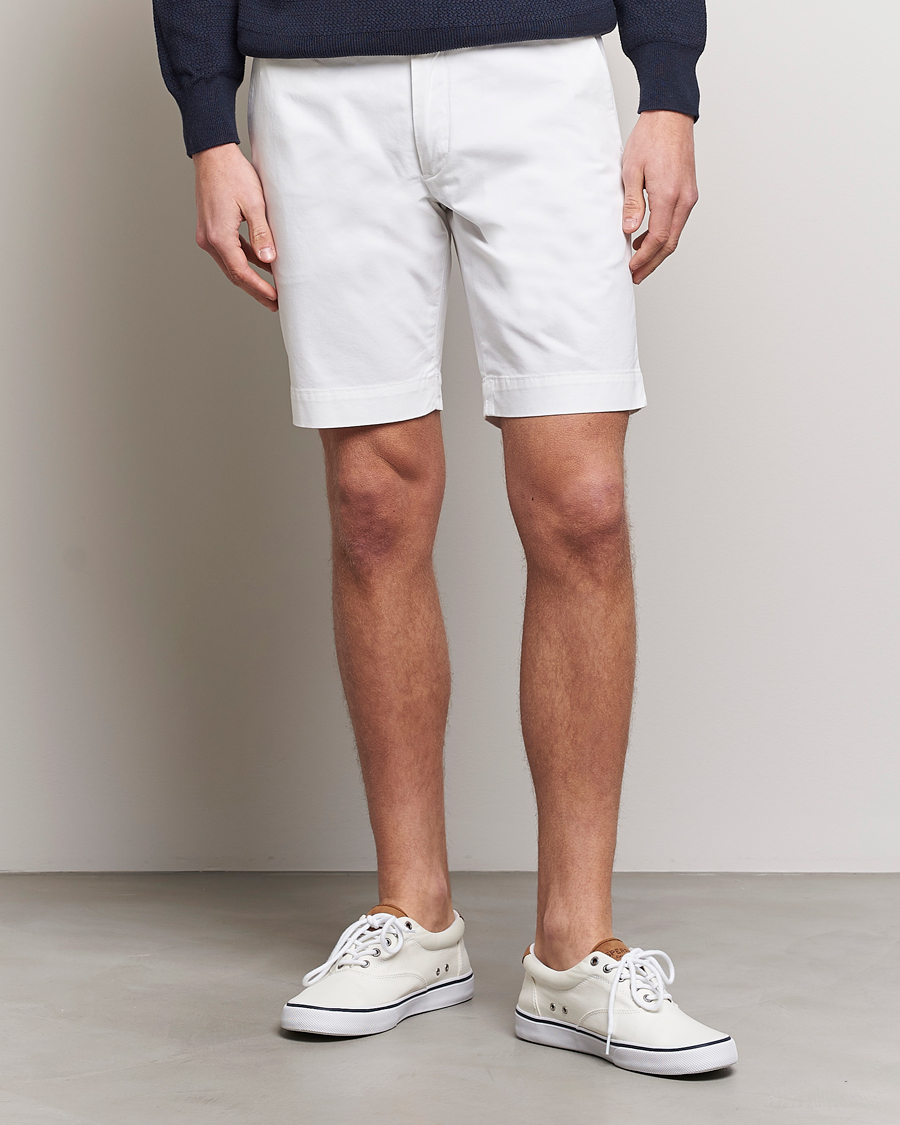 Heren | Korte broek | Polo Ralph Lauren | Tailored Slim Fit Shorts White