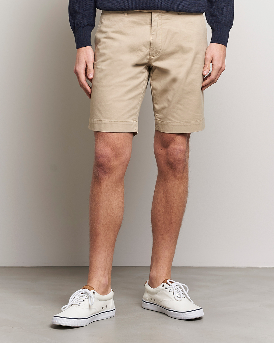 Heren | Chino-shorts | Polo Ralph Lauren | Tailored Slim Fit Shorts Khaki