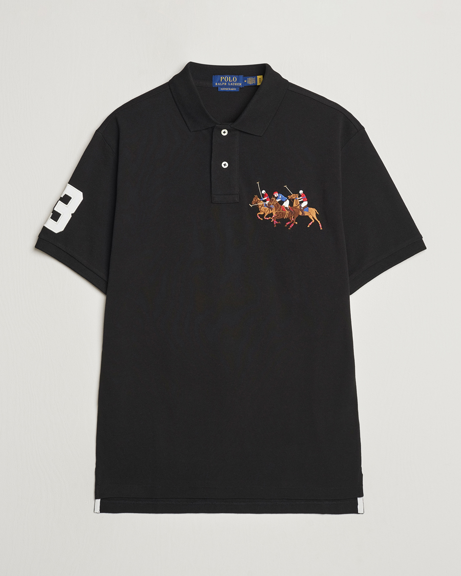 Heren | Polo's | Polo Ralph Lauren | Custom Slim Fit Match Club Polo Black