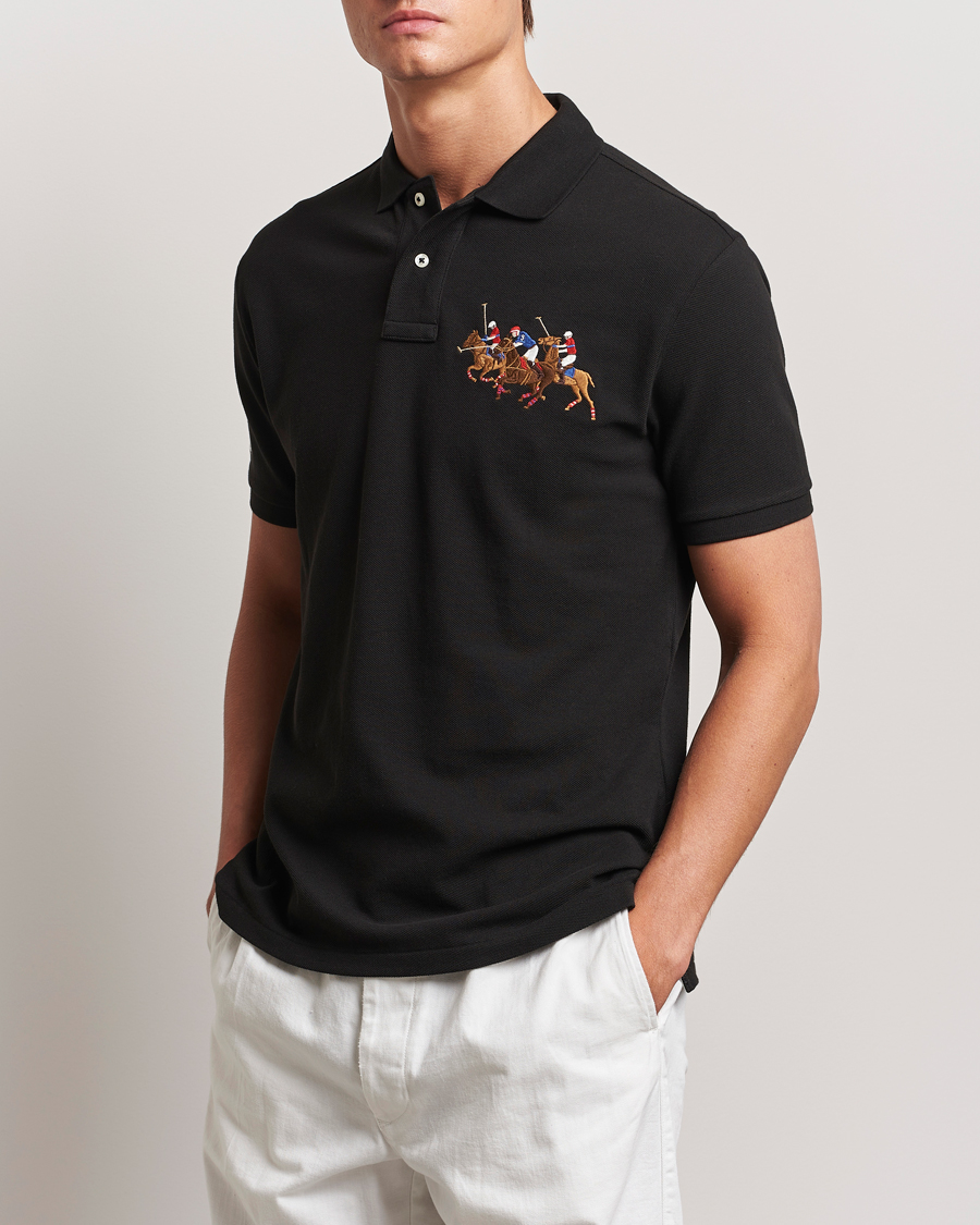 Heren | Polo's | Polo Ralph Lauren | Custom Slim Fit Match Club Polo Black