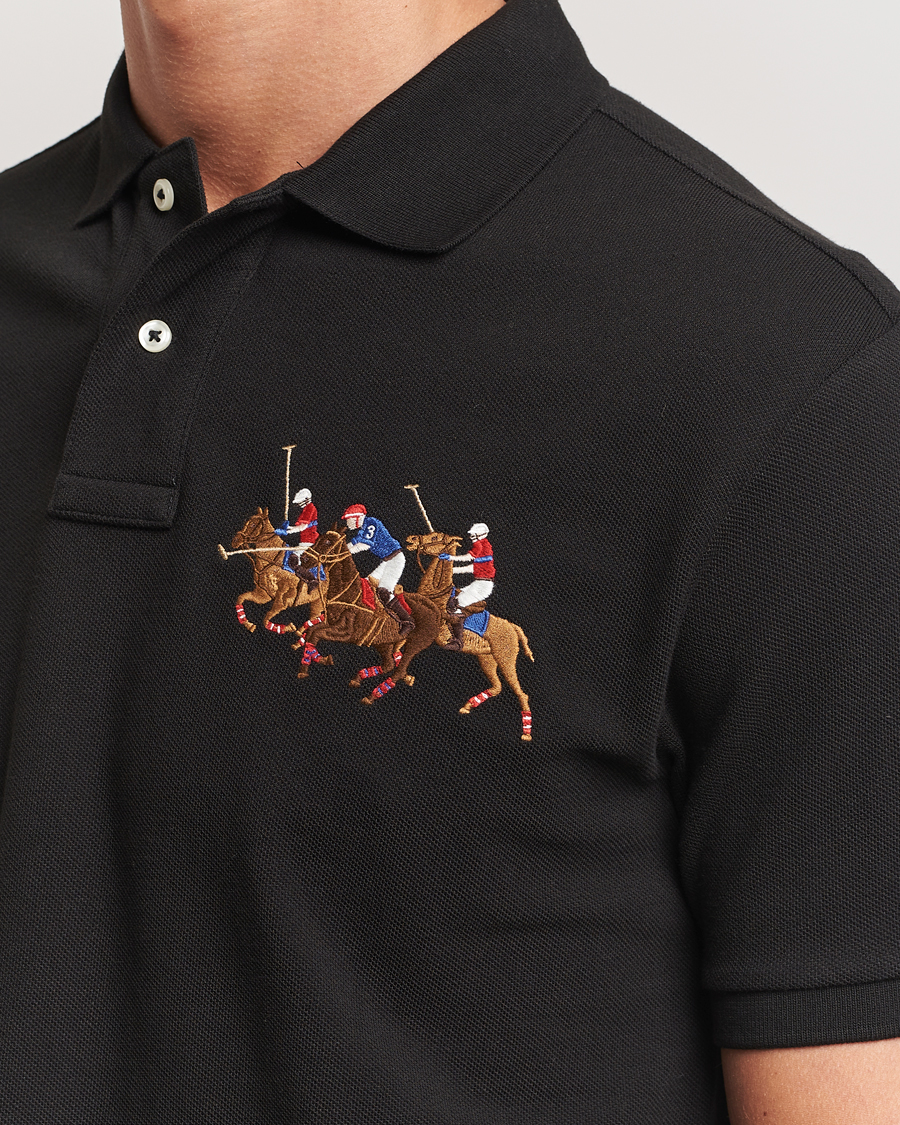 Heren | Polo's | Polo Ralph Lauren | Custom Slim Fit Match Club Polo Black