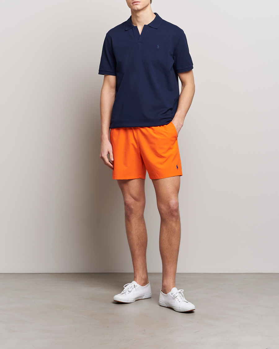Heren | Zwembroek | Polo Ralph Lauren | Recycled Traveler Boxer Swimshorts Sailing Orange