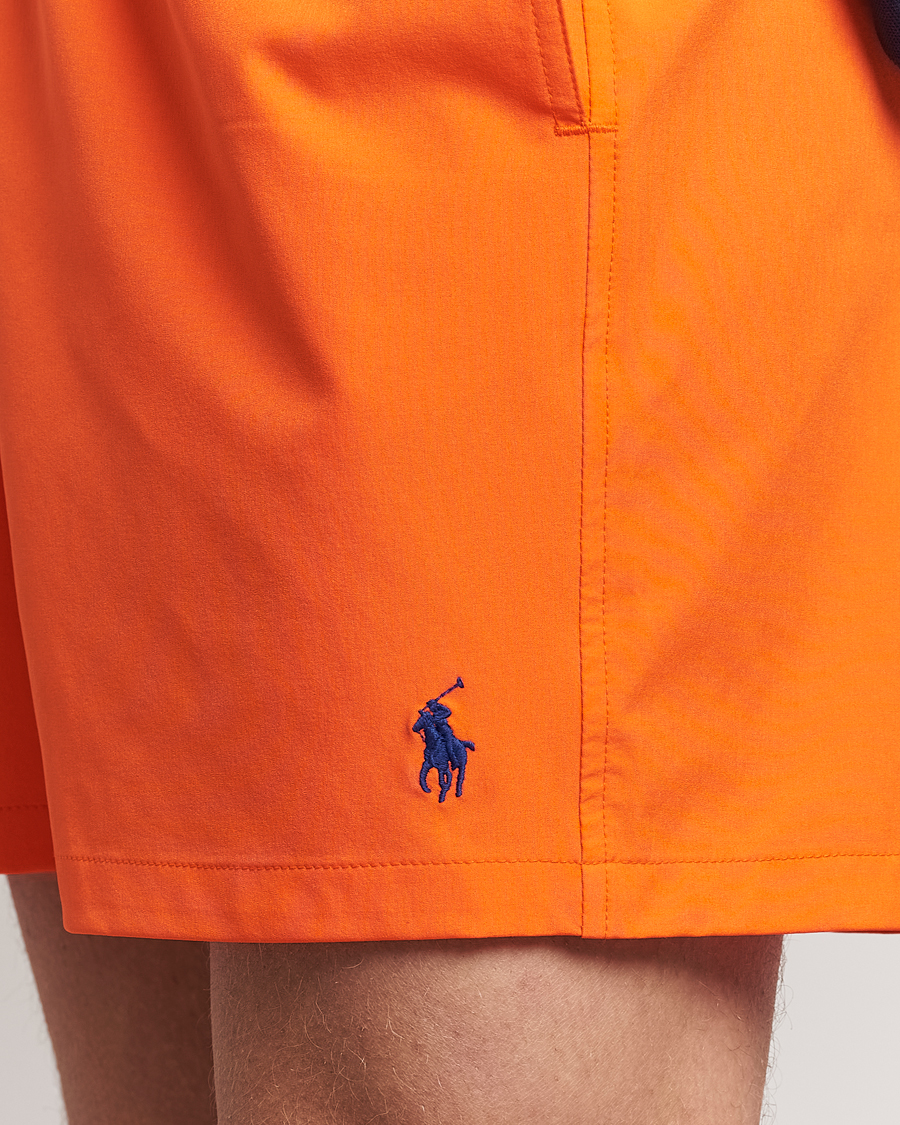 Heren | Zwembroek | Polo Ralph Lauren | Recycled Traveler Boxer Swimshorts Sailing Orange