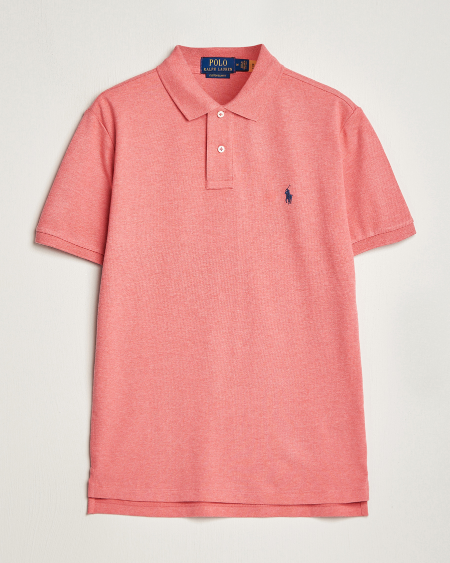 Heren | Polo's | Polo Ralph Lauren | Custom Slim Fit Polo Highland Rose Heather